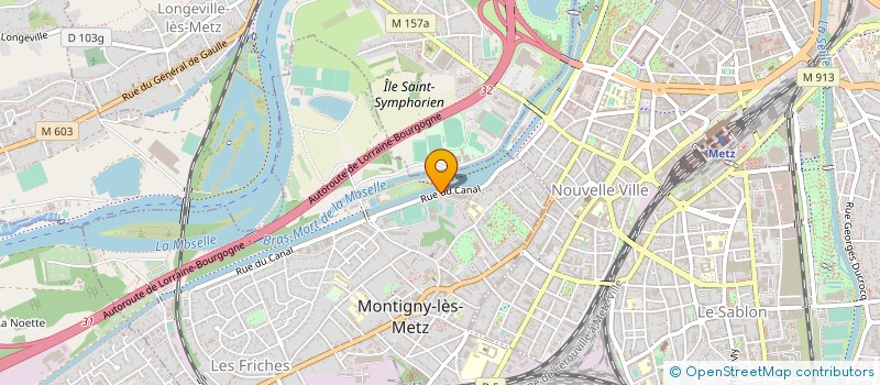 localisation de l'entreprise OEUVRE SOCIALE PROTESTANTE à MONTIGNY-LES-METZ