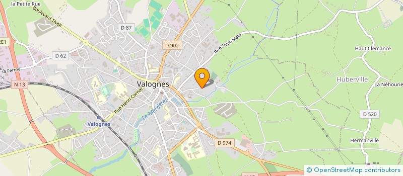 localisation de l'entreprise OEUVRE VALOGNAISE ANTITUBERCUL à VALOGNES