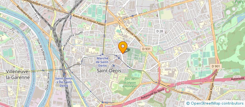 localisation de l'entreprise OEUVRER POUR LE DEVELOPPEMENT HUMAIN ASSIDQI WA SADIQIN - SECTION PARIS (ODH-AWS-P) à SAINT-DENIS
