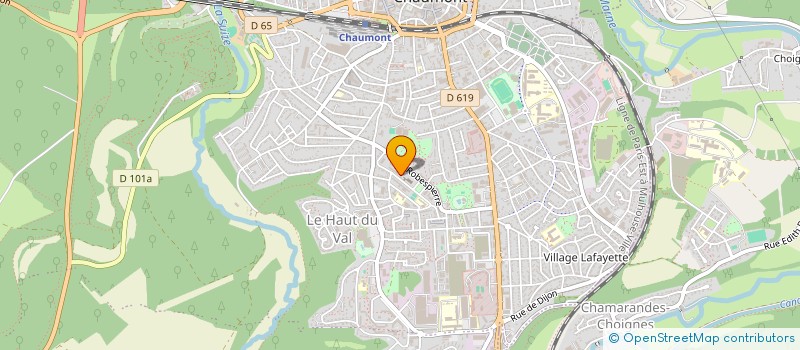 localisation de l'entreprise OEUVRES CATHOLIQUES à CHAUMONT