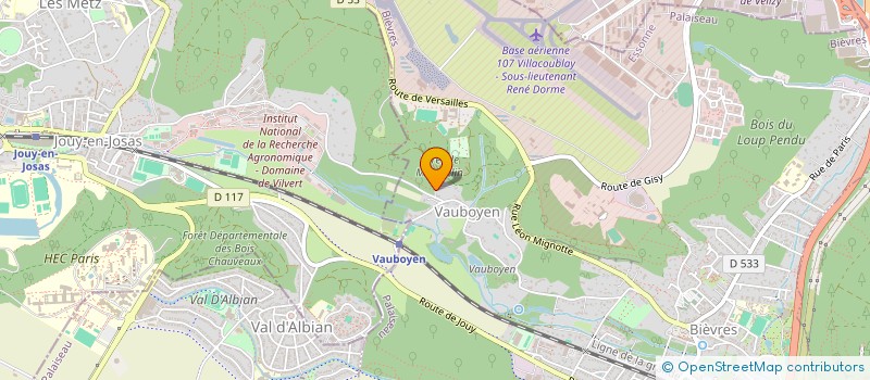 localisation de l'entreprise OEUVRES D'ART  BIEVRES