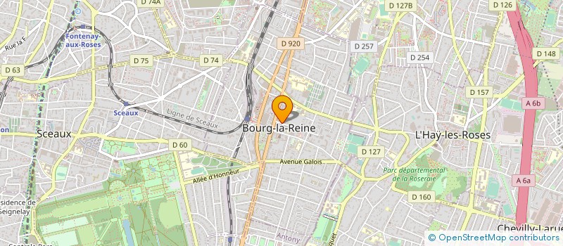 localisation de l'entreprise OEUVRES D AVENIR à BOURG-LA-REINE