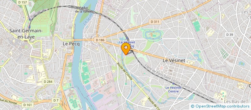 localisation de l'entreprise OEUVRES DE BIENFAISANCE à LE VESINET