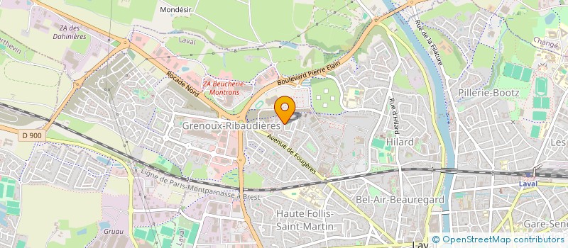 localisation de l'entreprise OEUVRES DE SOLIDARITE INTERNATIONALE à LAVAL