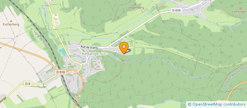 localisation de l'entreprise OEUVRES DE VACANCES VALLEE DE L ORNE  KEDANGE-SUR-CANNER