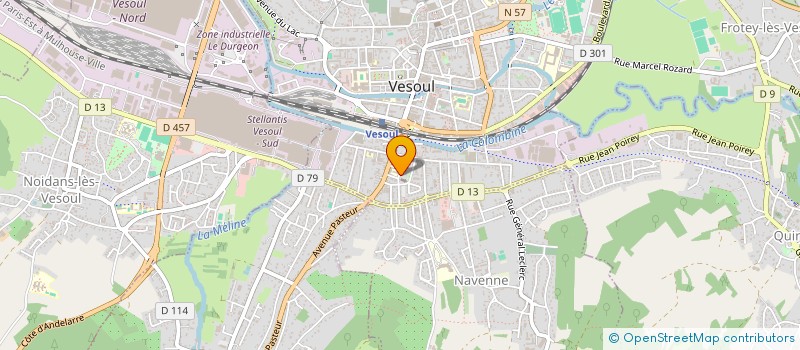 localisation de l'entreprise OEUVRES DIOCESAINES à VESOUL