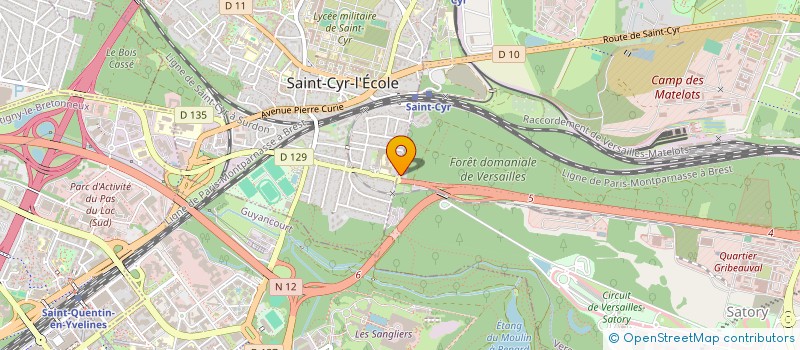 localisation de l'entreprise OEUVRES ECLOSES à VERSAILLES
