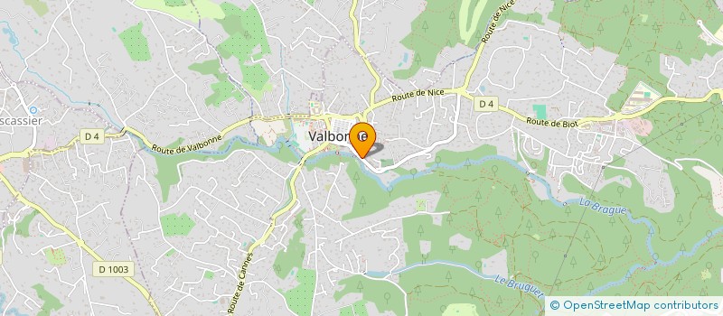 localisation de l'entreprise OEUVRES NEERLANDAISES à VALBONNE