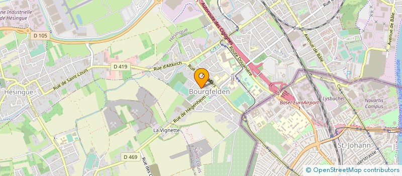 localisation de l'entreprise OEUVRES PAROISSIALES BOURGFELD à SAINT-LOUIS
