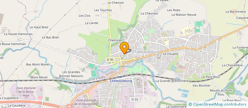 localisation de l'entreprise OEUVRES PERISCOLAIRES à CHATEAUBOURG