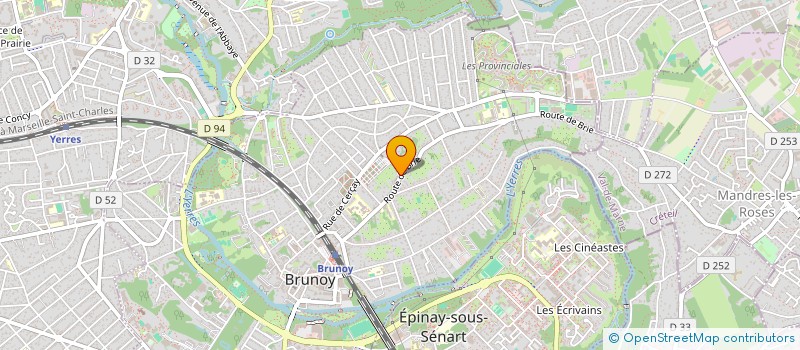 localisation de l'entreprise OEUVRES PREMIERES  BRUNOY