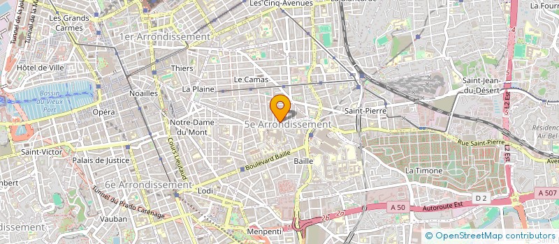 localisation de l'entreprise OEUVRES SENSIBLES à MARSEILLE