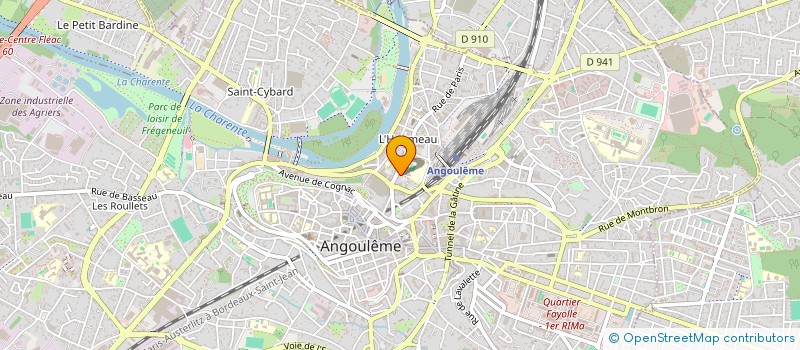localisation de l'entreprise OEUVRES SOCIALES CIRPEC à ANGOULEME