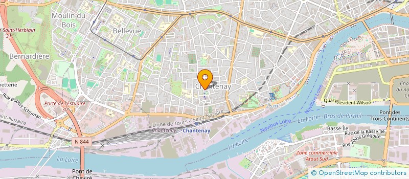 localisation de l'entreprise OEUVRES SOCIALES DE LA FRATERNITE à NANTES