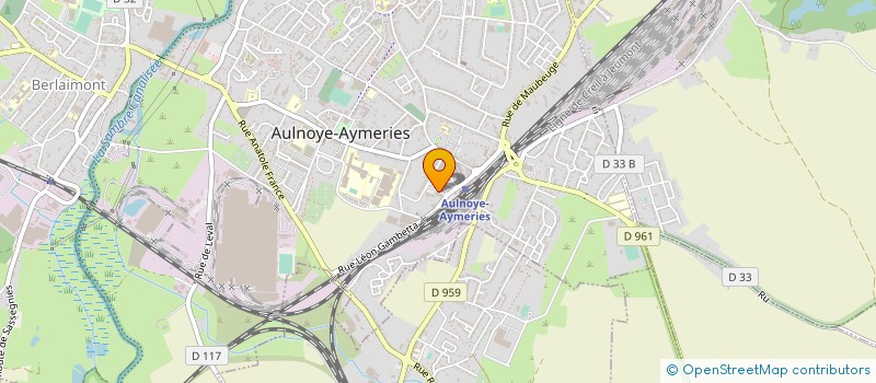 localisation de l'entreprise OEUVRES SOCIALES DES PTT à AULNOYE-AYMERIES