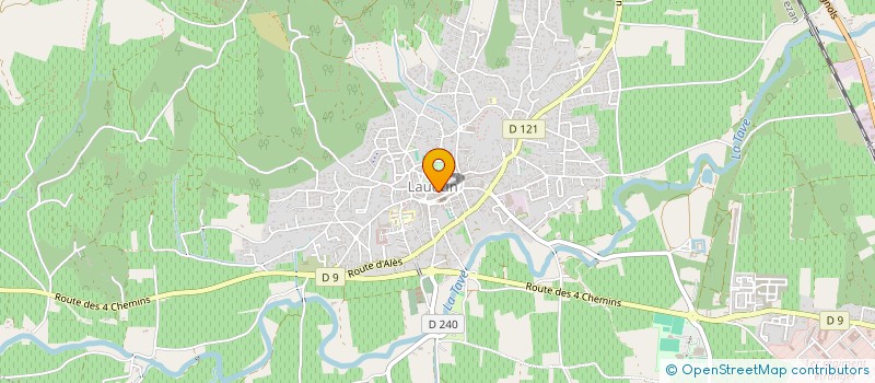 localisation de l'entreprise OEUVRES SOCIALES DU 1ER REG  LAUDUN-L'ARDOISE