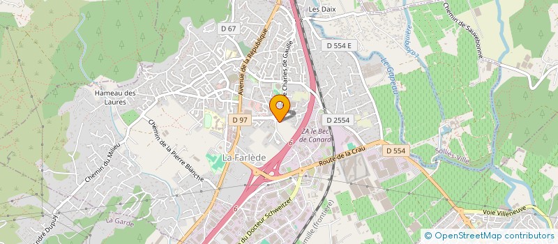 localisation de l'entreprise OEV à LA FARLEDE