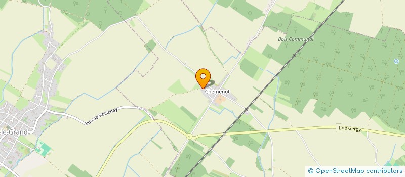 localisation de l'entreprise OEVA OEUVRONS POUR LA VIE ANIMALE  SASSENAY