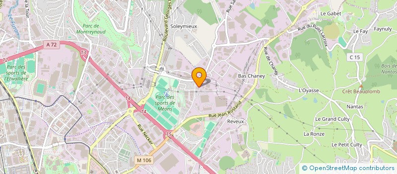 localisation de l'entreprise OEVX  SAINT-ETIENNE