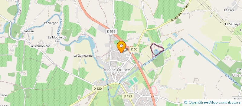 localisation de l'entreprise OF 3  BRISSAC LOIRE AUBANCE