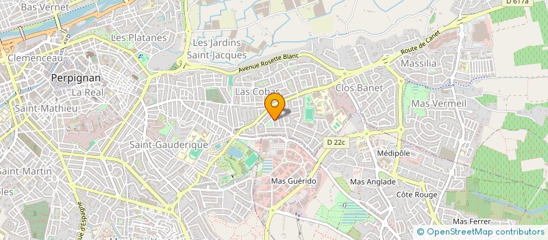 localisation de l'entreprise OF BATIMENT  PERPIGNAN