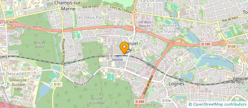 localisation de l'entreprise OF CONSTRUCTION à NOISIEL