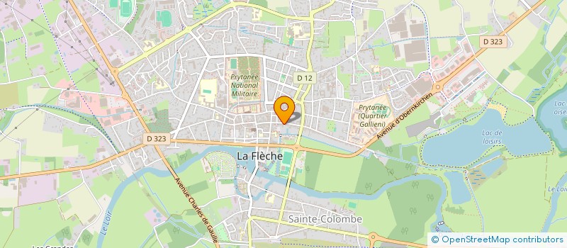 localisation de l'entreprise OF COURSE  LA FLECHE