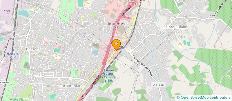 localisation de l'entreprise OF EULALIE  SAINTE-EULALIE