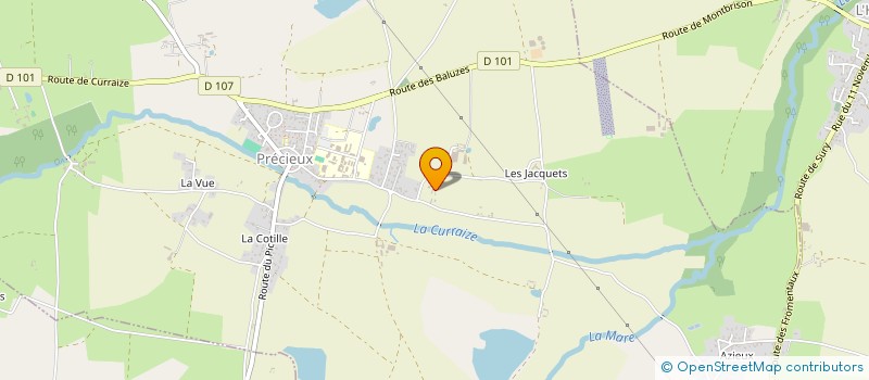 localisation de l'entreprise OF IMMO  PRECIEUX