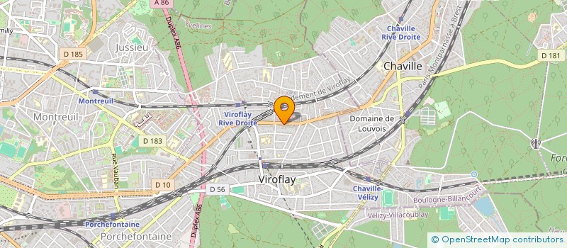 localisation de l'entreprise OF IMMOBILIER ET PATRIMOINE  VIROFLAY