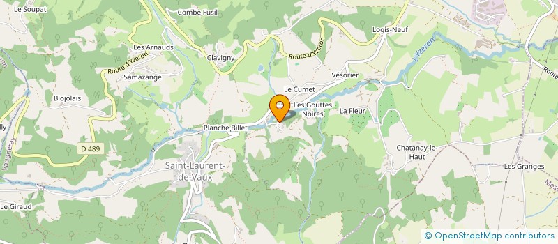 localisation de l'entreprise OF INVEST  VAUGNERAY