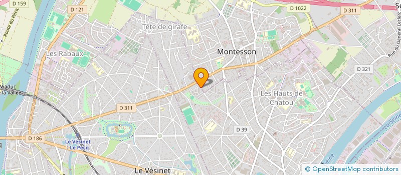 localisation de l'entreprise OF MANAGEMENT  CHATOU