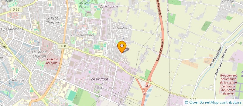 localisation de l'entreprise OF PARTNERS  VALENCE