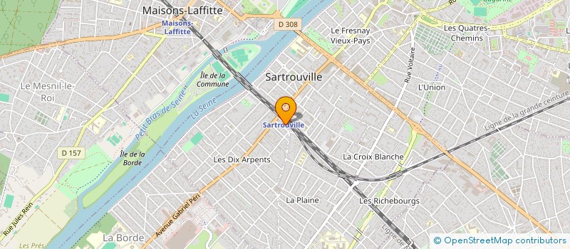 localisation de l'entreprise OF SARTROUVILLE à SARTROUVILLE