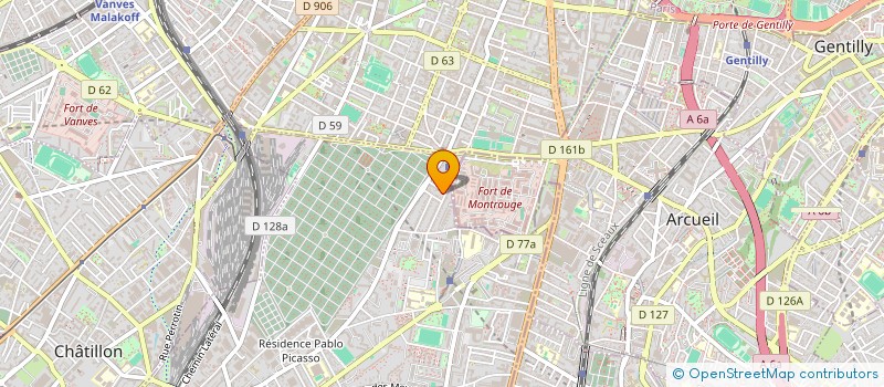 localisation de l'entreprise OF THE B à BAGNEUX