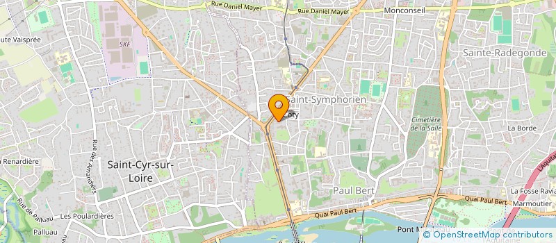 localisation de l'entreprise OF XXI  TOURS