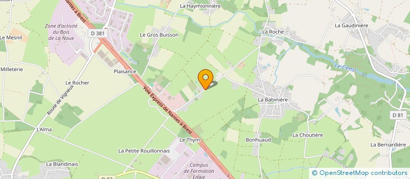 localisation de l'entreprise OF2S - ORGANISATEUR ET FACILITATEUR DE SERVICES ET SALONS  REZE