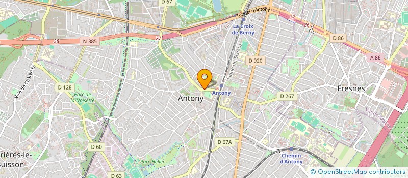 localisation de l'entreprise OFA  ANTONY