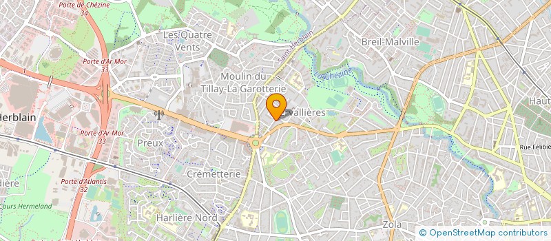 localisation de l'entreprise OFA ENT à NANTES