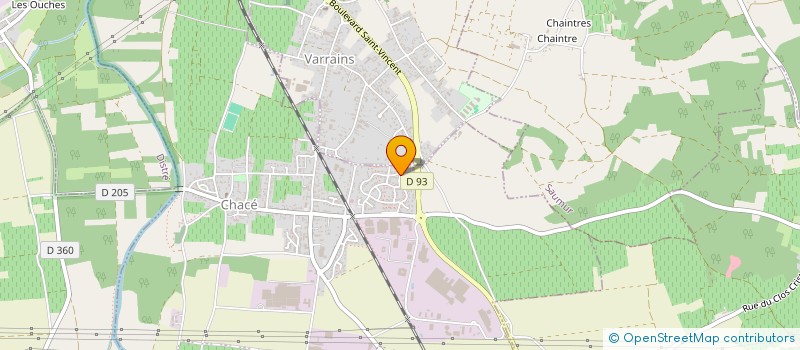 localisation de l'entreprise OFA KITOU FENUA  BELLEVIGNE-LES-CHATEAUX