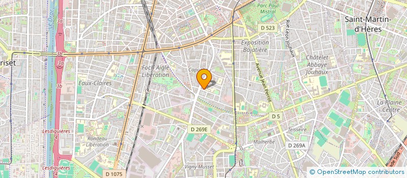 localisation de l'entreprise OFA-LAB à GRENOBLE