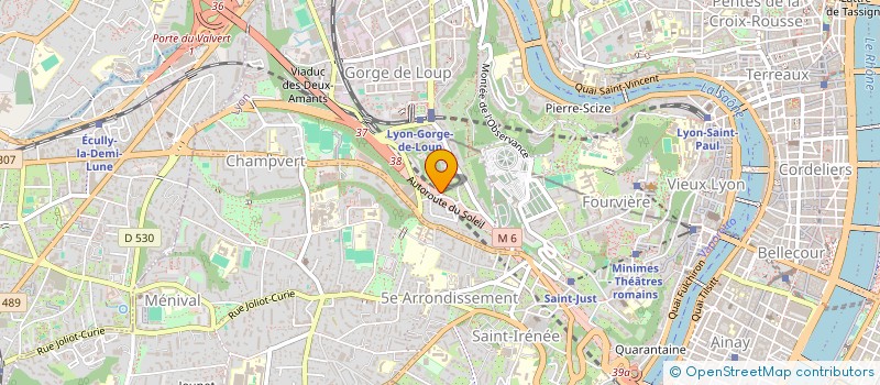 localisation de l'entreprise OFC  LYON