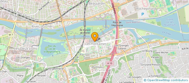 localisation de l'entreprise OFC  TOURS