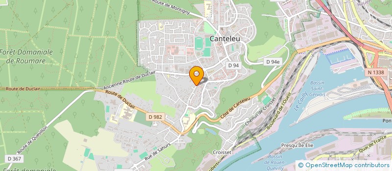 localisation de l'entreprise OFC RESTAURATION  CANTELEU