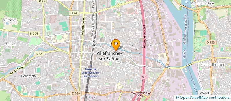 localisation de l'entreprise OFCEPS  VILLEFRANCHE-SUR-SAONE