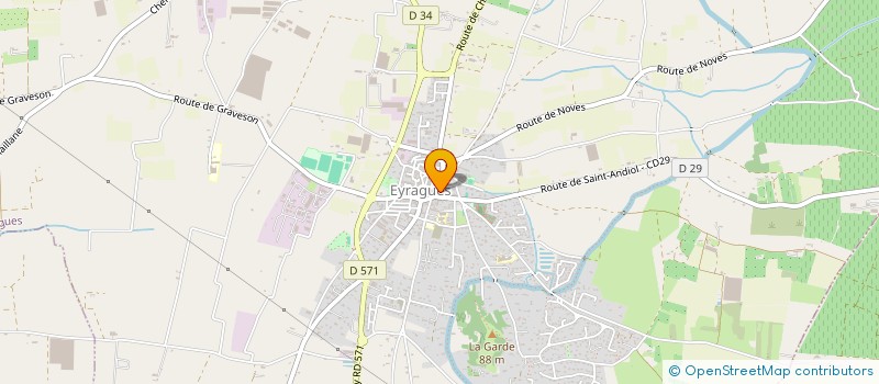 localisation de l'entreprise OFCOURSE!  EYRAGUES