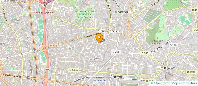 localisation de l'entreprise OFDA  MONTREUIL