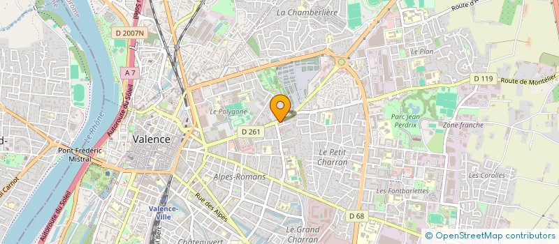 localisation de l'entreprise OFDELA JEAN EURL à VALENCE