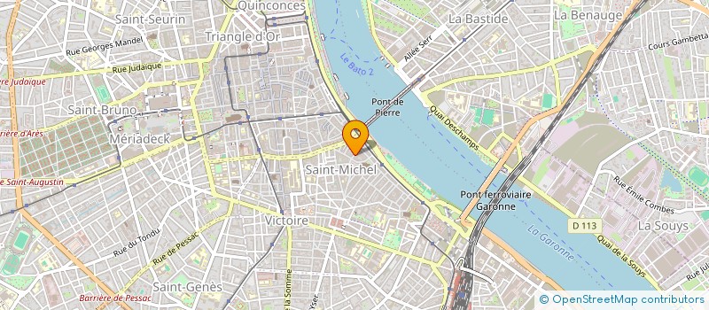 localisation de l'entreprise OFDFILMS PRODUCTIONS  BORDEAUX