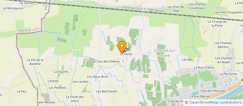 localisation de l'entreprise OFE IMMO  CHOUZE-SUR-LOIRE